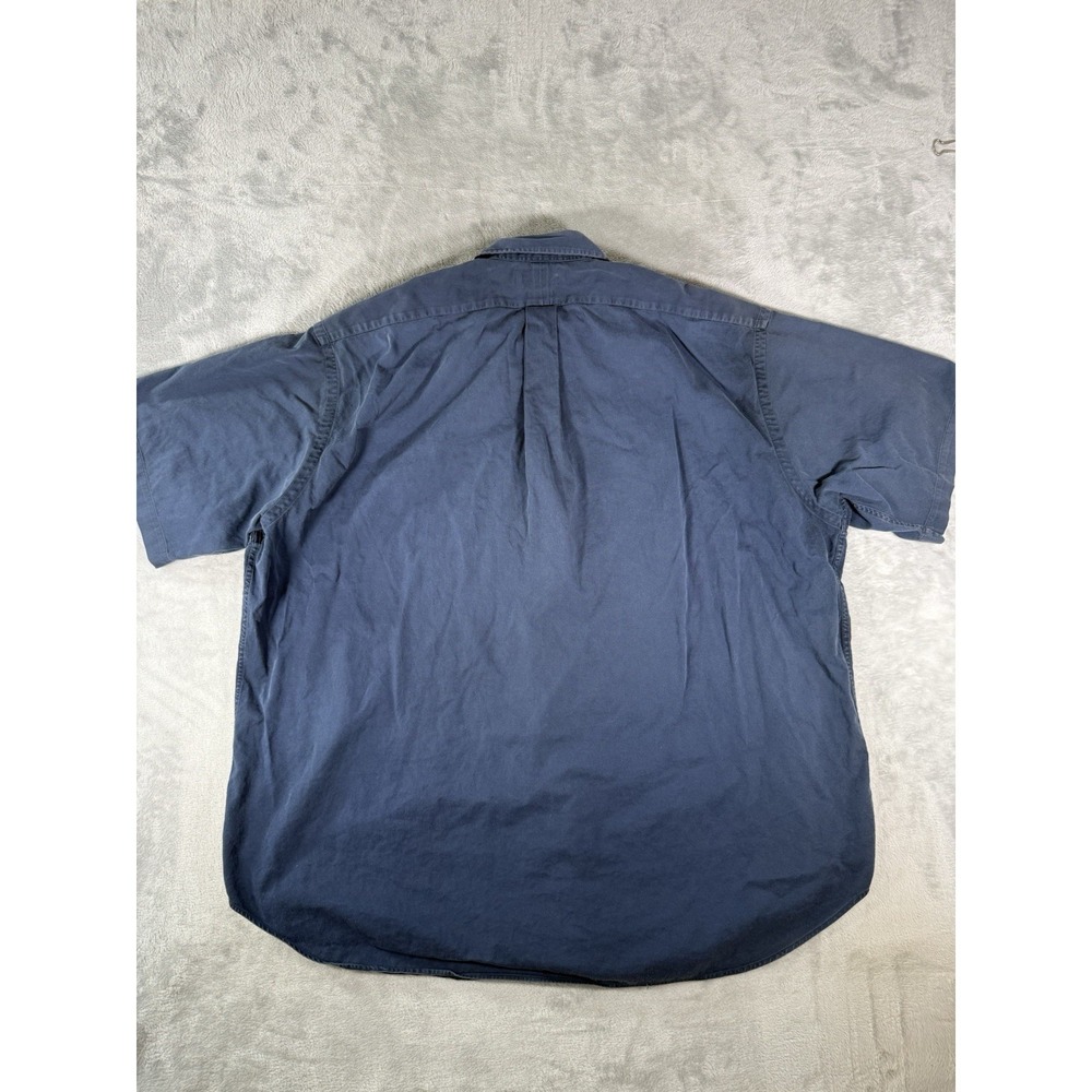 Ralph Lauren Shirt Mens 2XL Blue Blaire Short Sleeve Button Up - Picture 12 of 14